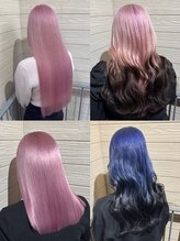 【柔らかく透けるブリーチの透明感♪×色落ちまで可愛いブリーチ】小川新大