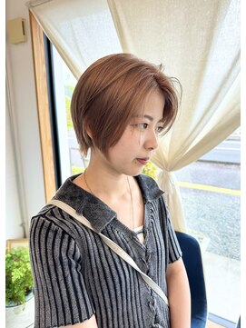 ブリッジヘアー(BRIDGE HAIR) ショートカット/beige