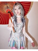 アリー 原宿(ALLY)&nbsp;ハッシュカットシャギーウルフレイヤーカットエクステレイヤー