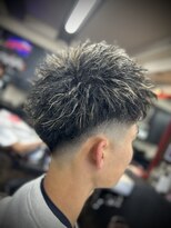ヘアー ショップ ウェイブ(WAVE) ツイストパーマ+金メッシュ