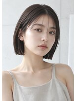 ラベストオイケ(LOVEST OIKE)&nbsp;【LOVESTOIKE】艶感ストレートボブ×耳掛けヘア