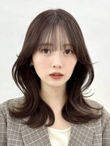 ソア 並木坂(Soa) 韓国スタイル/ミディアムレイヤー/くびれ巻き/Chihiro