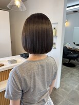 クララジャパン ナベシマ(CLALA JAPAN Nabeshima)&nbsp;縮毛矯正　質感ストレート　髪質改善カラー　顔まわり　ブリーチ