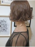 ボブパーマ♪外巻き内巻きミックスstyle