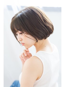 レーヴバイロンド 仙台(Reve by Lond) ワンカール小顔ボブ ハニーベージュ