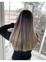 アース 石巻店(HAIR&MAKE EARTH)&nbsp;バレイヤージュカラー