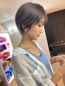 グランドライン(GRAND LINE) GRANDLINE 千崎聖太　ピアスネックレスが美しく映えるショート