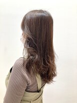 ヘアーライズ 池袋東口店(hair RISE)&nbsp;ロングレイヤー毛先ワンカールピンクグレージュシャドールーツ