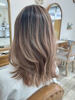 クート アンド シー 東川口(kuto and C)&nbsp;切りっぱなしレイヤー×バレイヤージュ