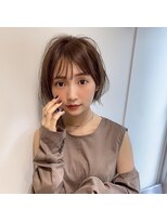 ジジ 代々木(Gigi)&nbsp;[代々木]ナチュラルピンクスイートAラインの甘辛ショートボブ