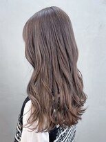 アイティー バイ アルバム 浦和店(IT by ALBUM)&nbsp;ミルクティーロング_斜めバンググレージュカラー_ba440491