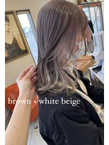コレットヘア(Colette hair) ☆ブラウン　× ホワイトベージュ☆