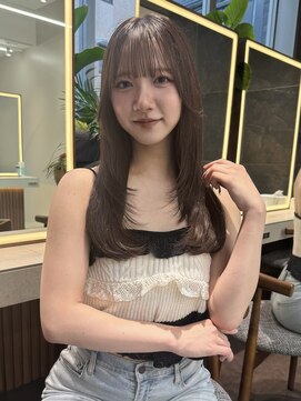 ロンド ロワール 門前仲町(Lond Loire) 韓国レイヤーカット/くびれ巻き/前髪顔周り/セミディ[門前仲町]