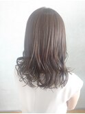 オンブレグレージュオリーブベージュくびれミディ大人美人