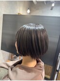 暗めグレージュカラー