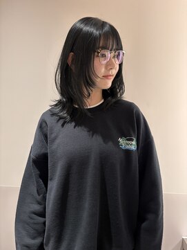 マイル 渋谷(mile) ミディアムレイヤー×オリーブグレー