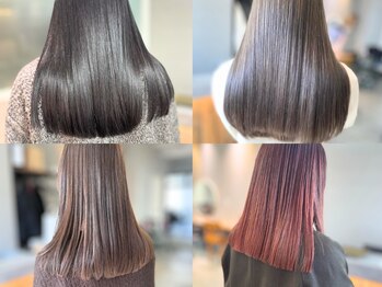 ヌル ヘア デザイン(nullus hair desigh)の写真/話題の【マグネットカラー×バイカルテ】で、縮毛矯正やブリーチによるダメージも補修して、美しい髪に♪