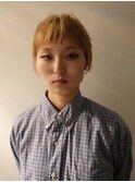 ショートヘア/ブロンドカラー