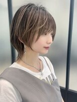 ダブルトーキョー シブヤ(W-TOKYO SHIBUYA)&nbsp;ハイライト×ウルフ　顔周りウルフカット　ネオウルフ