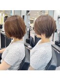 30代40代50代ショート白髪ぼかし白髪染め髪質改善ハイライト井