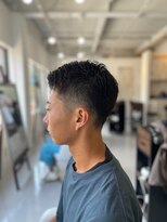 メンズカット バイ ソイクフ(メンズカット by SOY-KUFU)&nbsp;20代30代40代◎MEN'SHAIRブルーブラック万能ヘア