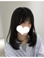 エンバイユアーズ 飯田橋店(eN° by youres) ミディアムレイヤー 韓国ヘア