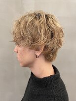 クリア(Q-LEA)&nbsp;マッシュウルフ　パーマスタイル