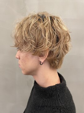 クリア(Q-LEA) マッシュウルフ　パーマスタイル