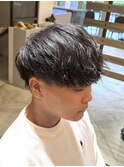 MEN’S HAIR/波巻ツイストスパイラル/フェザーパーマ/北堀江O