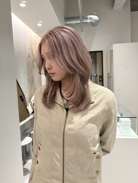 ソル 栄矢場町(SOL) 全頭ブリーチ/チェリーレッド/バズカット