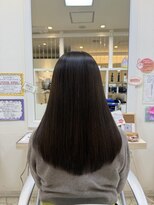 ユニティ 戸塚店 艶と柔らかさ続く美髪セミロング【戸塚/髪質改善/白髪染め】
