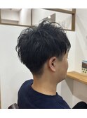 メンズ刈り上げ×パーマ