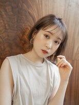 ガーデンヨコハマエスト(GARDEN YOKOHAMA est)&nbsp;外ハネボブ 切りっぱなし 似合わせカット イメチェン 前髪 小顔