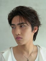 バイフィフス 原宿/表参道(by fifth)&nbsp;原宿ゆるめツイストスパイラルパーマメンズカットセンターパート