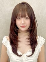 ヨリ ルトロワ 札幌大通(yori Le_trois) 前髪イメチェンピンクベージュクールショートレイヤーカット