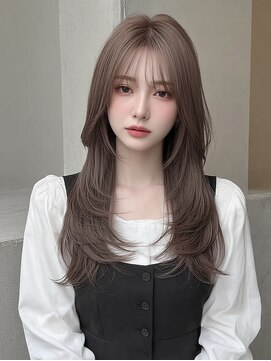 サロンドアイ(salon de i) 上品レイヤー × ベージュブラウン