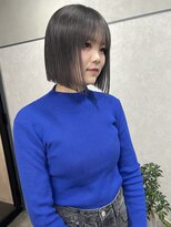 ジゼル 梅田(GiseL)&nbsp;アイスグレー×切りっぱなしボブ