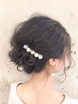 アンドヘアー 西葛西(&-HAIR) ☆結婚お呼ばれ結婚式ワンピースに合わせるならこのスタイル☆