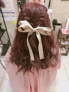 プライズ 池袋店(prize) 【prize池袋西口】YUKO 簡単ハーフアップアレンジ