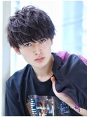 重めマッシュ 束感 刈り上げ ツーブロック