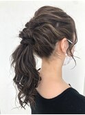 ポニーテールアレンジ