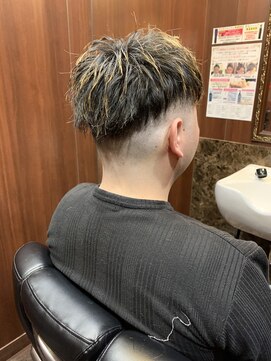 ヒロギンザ 池袋東口店(HIRO GINZA) ツーブロック×フェードカット