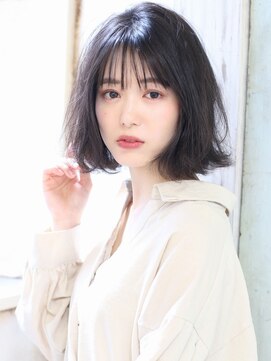 ジュール(Jule) ☆外ハネ切りっぱなしミニボブ　ココアベージュ艶カラー☆