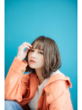シエロ  池袋西口(Cielo) 外ハネミディアムボブヘアー