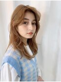 顔周りのウェーブが決め手！かきあげラフパーマ♪・・・担当KAYO