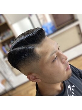ピシャッとニ代目銀二郎 7/3パートのバーバースタイル【広島/理容室/床屋】