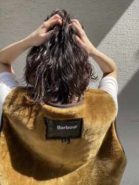 リノショアーズ ショウナン 辻堂店(RinoShores SHONAN) イメチェンウェーブヘアダークアッシュ美人デジタルパーマ