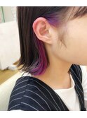 インナーカラーパープルガーネット☆