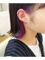 ヒルズヘッドスパサロン(hill's head spa salon)&nbsp;インナーカラーパープルガーネット☆