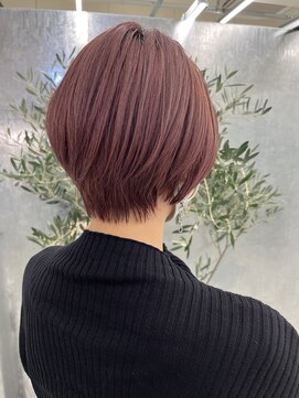 バサ 池袋東口店(BASSA) 【toda】柔らかピンクカラー◎すっきりショートヘア